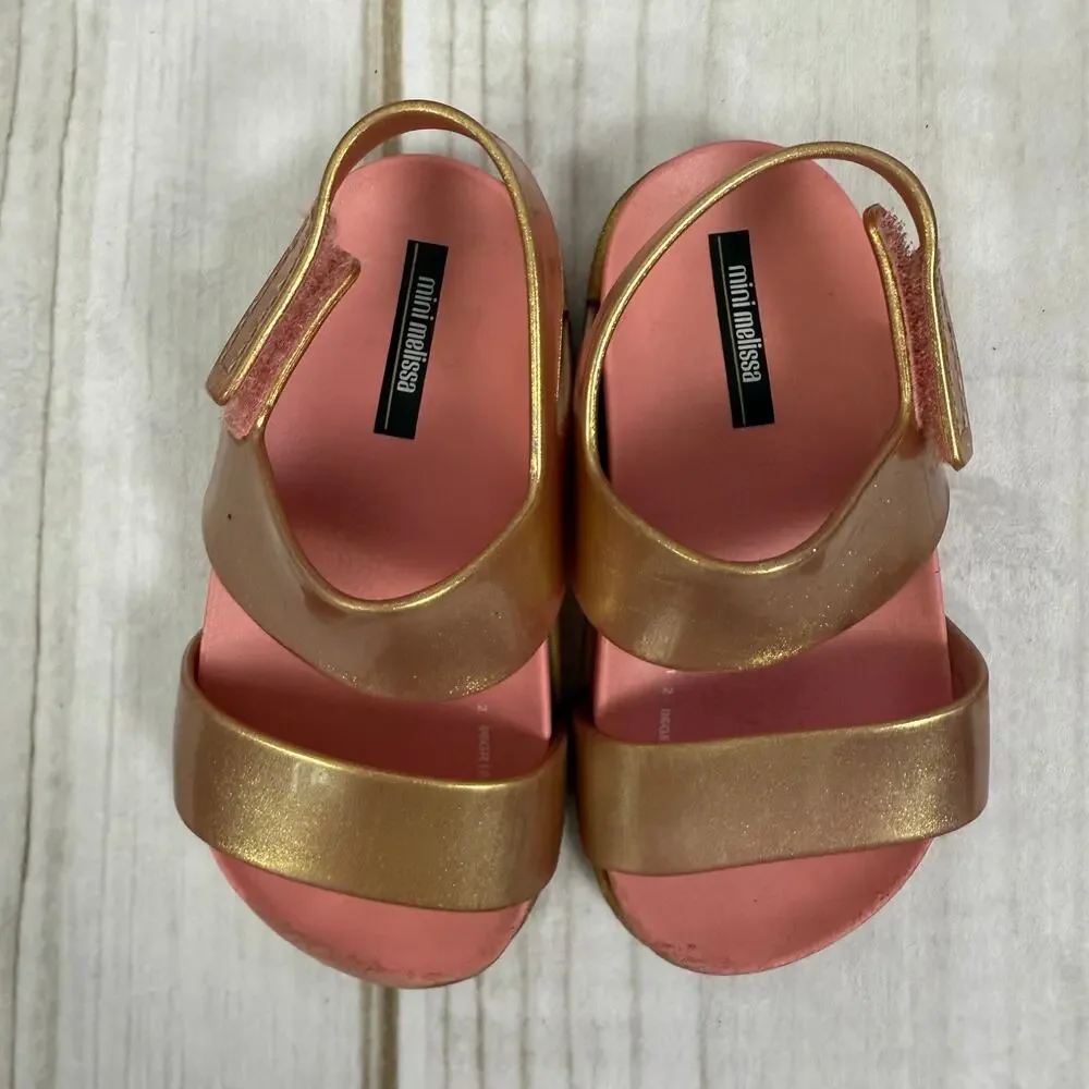 Mini‎ Melissa Girl's Cosmic Sandals Size 8C